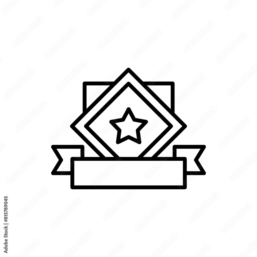 Star badge outline icons, minimalist vector illustration ,simple transparent graphic element .Isolated on white background Star badge outline icons, minimalist vector illustration ,simple transparent graphic element .Isolated on white background
