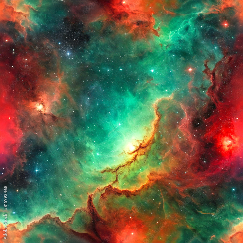 Fototapeta premium 4k seamless galaxy texture