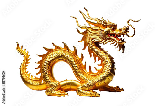 Perfect Element for Chinese New Year Celebrations: Golden Dragon