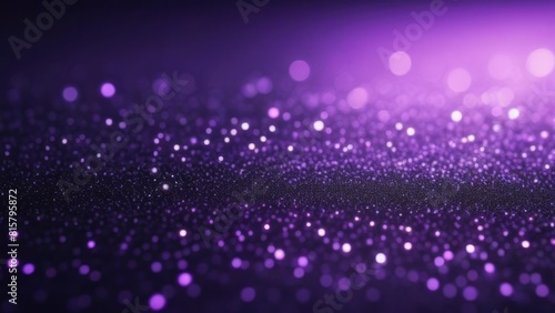 sparkling purple background with a small depth of field
