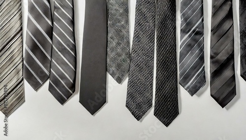 Symbolfoto, viele schwarze Krawatten