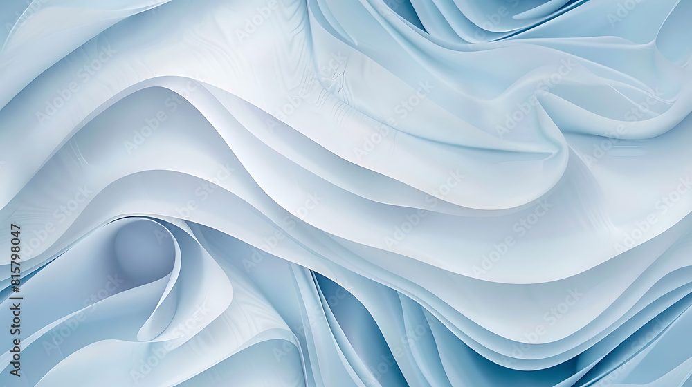 Fototapeta premium Abstract White and Blue Background - copy space - Seamless tile. Endless and repeat print.