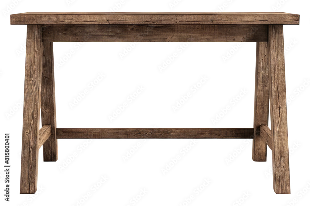 Tranquil desk isolated on transparent background Tranquil desk isolated on transparent background
