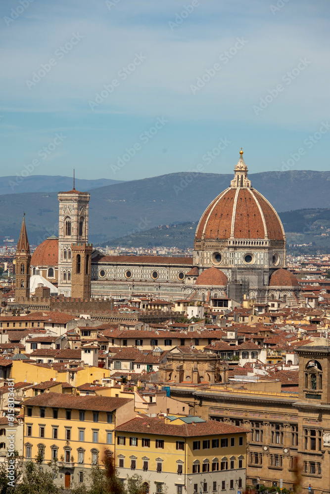 Obraz premium Firenze vista dal piazzale Michelangelo, Toscana