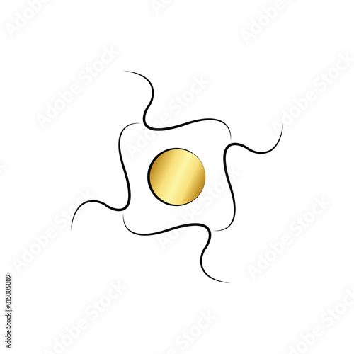 Beautiful vector illustration logo design