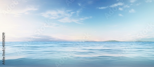 Unwind and enjoy the calming ambiance of the tranquil ocean. Copyspace image