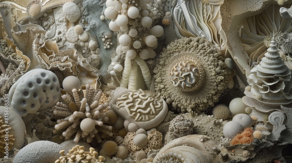 Intricate Microbial Lifeforms and Textures in Close-up Photography Intricate Microbial Lifeforms and Textures in Close-up Photography