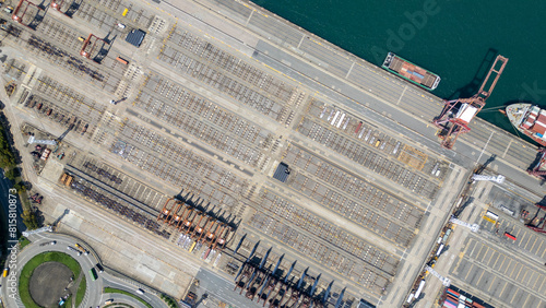 2024 May 15,Hong Kong,A site covering about 19 hectares at the north of  Kwai Tsing Container Terminal 9 in Hong Kong, which was gradually discontinued due to insufficient market demand. photo