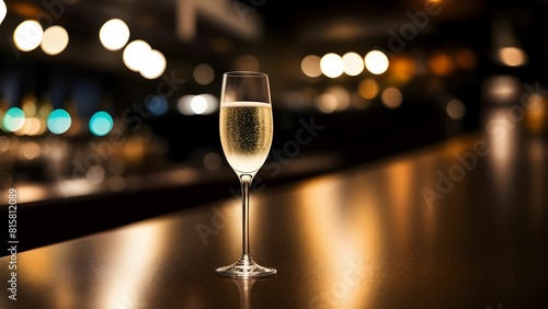 scenic view of champagne glasses