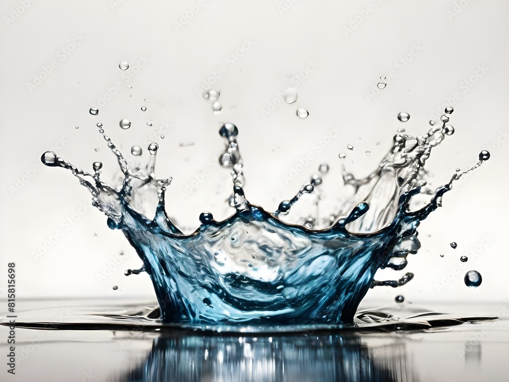 a blue splash of water that has the word splashes on it a blue splash of water that has the word splashes on it