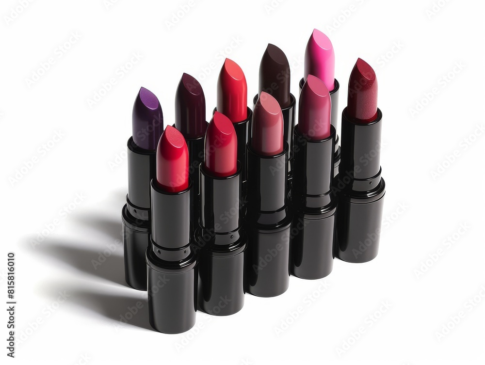 Sleek matte lipstick cylinder displayed prominently, designed to deliver a bold, intense color with a luxurious matte finish Sleek matte lipstick cylinder displayed prominently, designed to deliver a bold, intense color with a luxurious matte finish