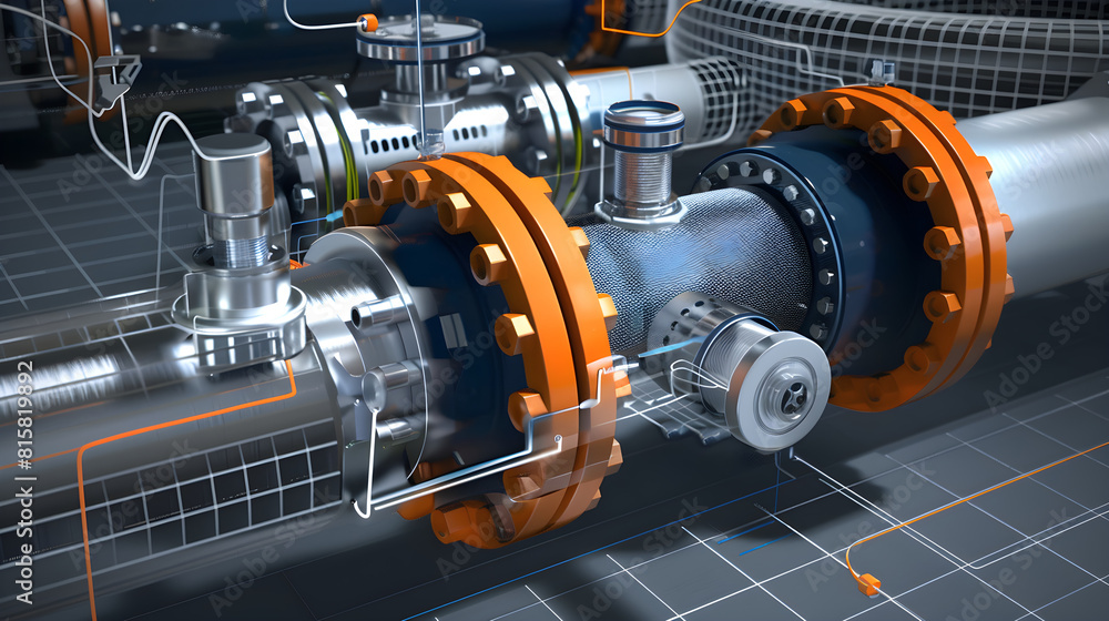 Illustrative Diagram of Wye Strainer Installation and its Component