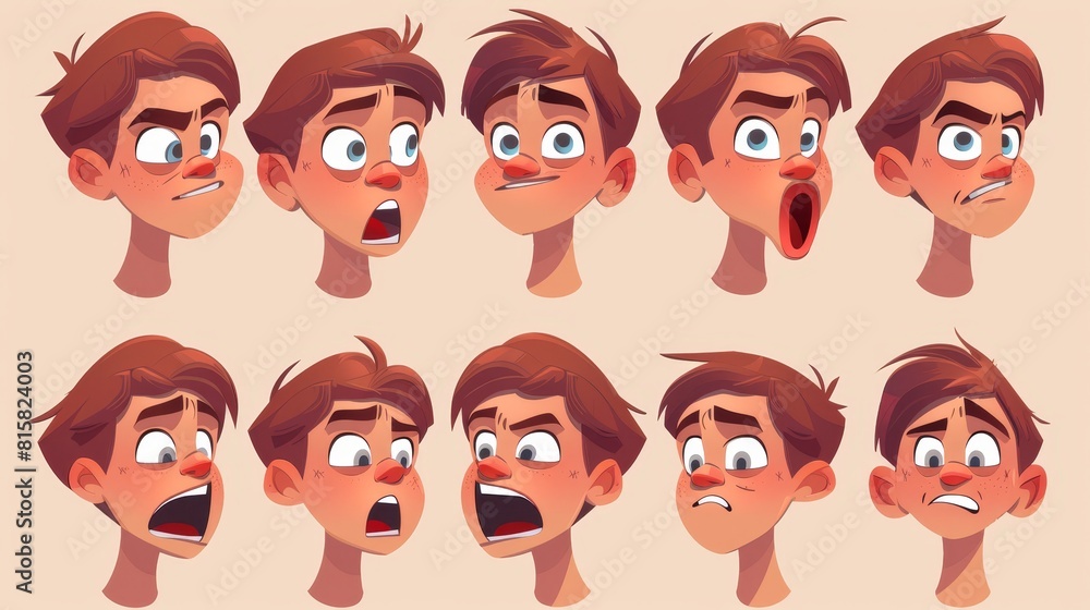 The mouth of a kid character syncs with lips to make the mouth talk English and speak clearly. Helps to generate pronunciation and emotion for an infographic or for a learning collection. The mouth of a kid character syncs with lips to make the mouth talk English and speak clearly. Helps to generate pronunciation and emotion for an infographic or for a learning collection.