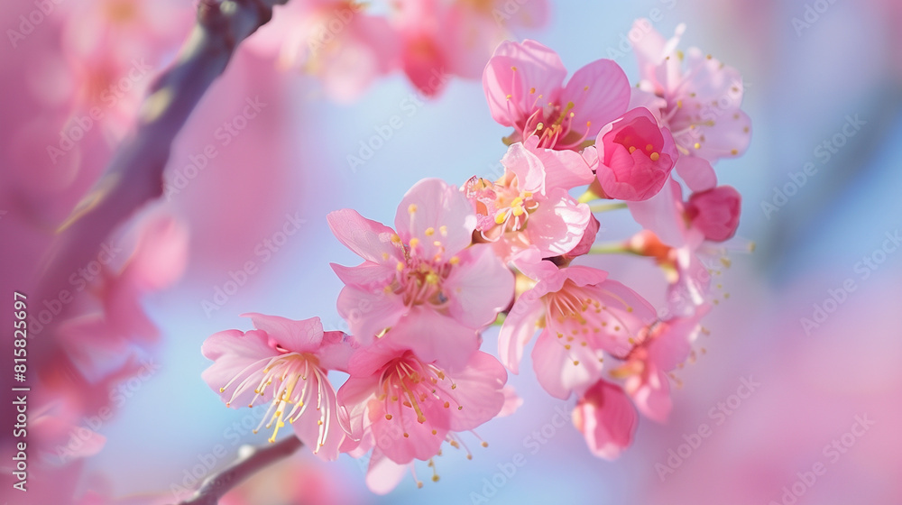 Fototapeta premium pink cherry blossom