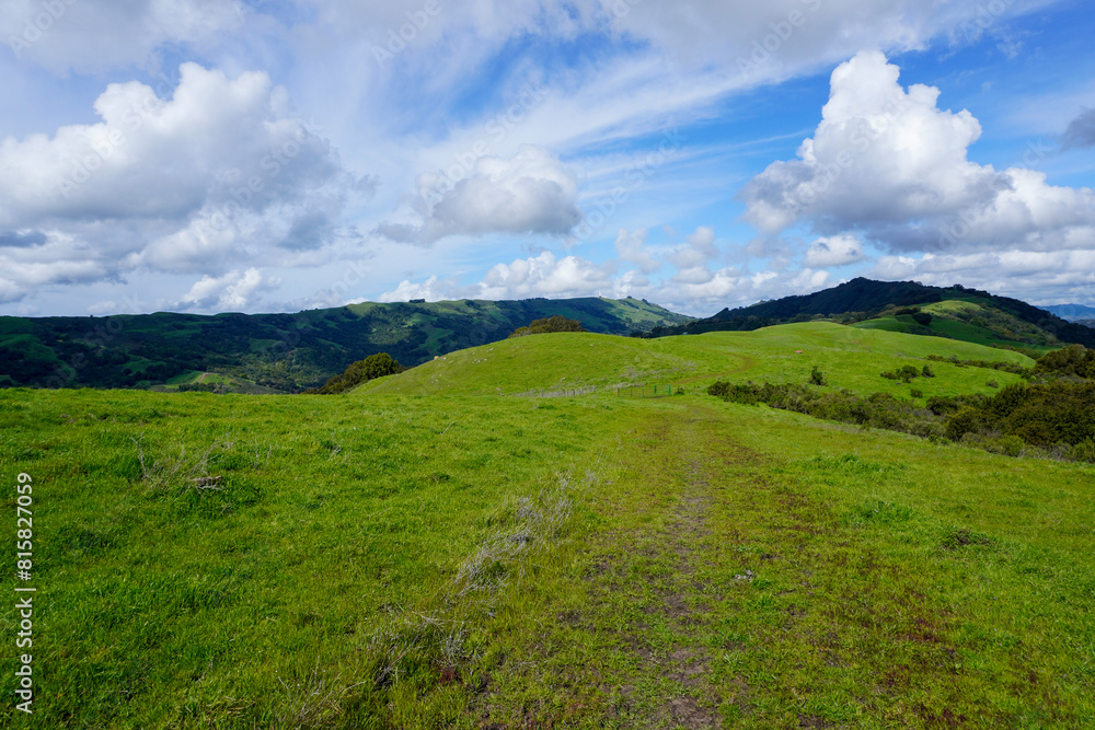 Grass Covered Ridge Lines and Hills Grass Covered Ridge Lines and Hills