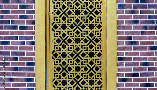 Decorative lattice in oriental style as a background