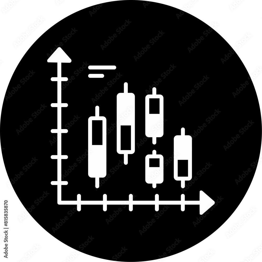 Candlestick Chart Icon Candlestick Chart Icon