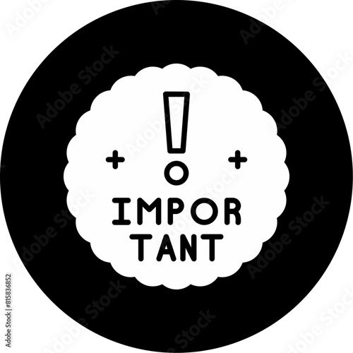 Fotografija Important Icon