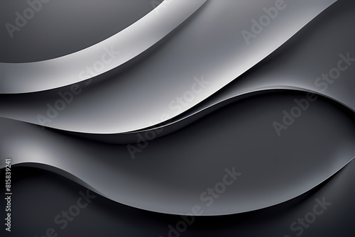 Wallpaper Mural Gray background with gradient and modern abstract shapes. Torontodigital.ca