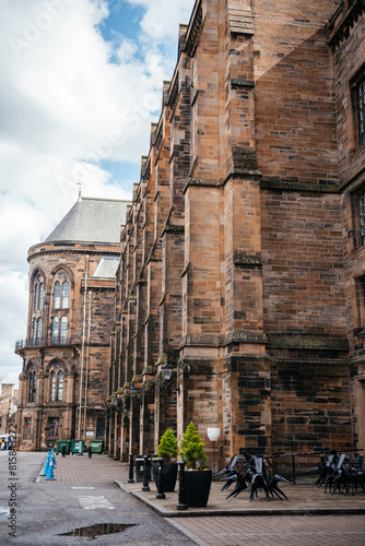 Gothic Architecture of the University of Glasgow's Main Building