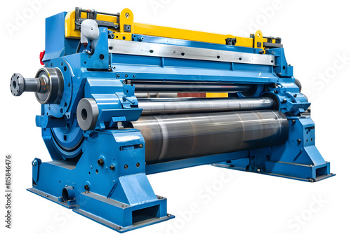 Roll Bending Machines isolated on transparent background