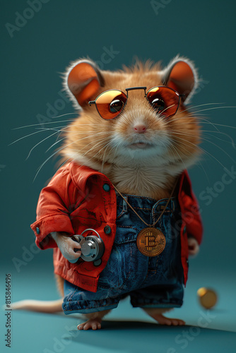 hamster, cryptocurrency, digital currency, blockchain, decentralized, bitcoin, ethereum, altcoin, mining, wallet, exchange, transaction, peer-to-peer, cryptography, security, ledger, token, investment © Eugene