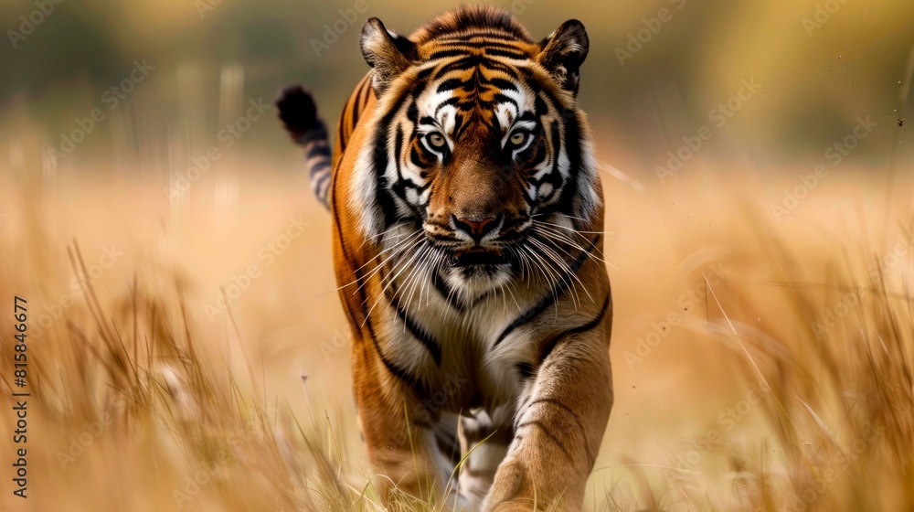 Fototapeta portrait tiger in the jungle