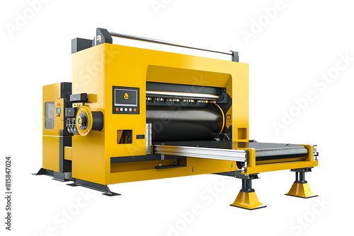 Roll Coating Machines isolated on transparent background