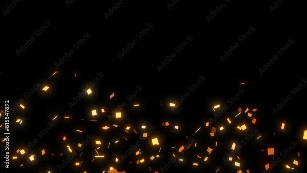 custom made wallpaper toronto digitalgolden confetti explosion particles, joy party celebration, exploding fireworks