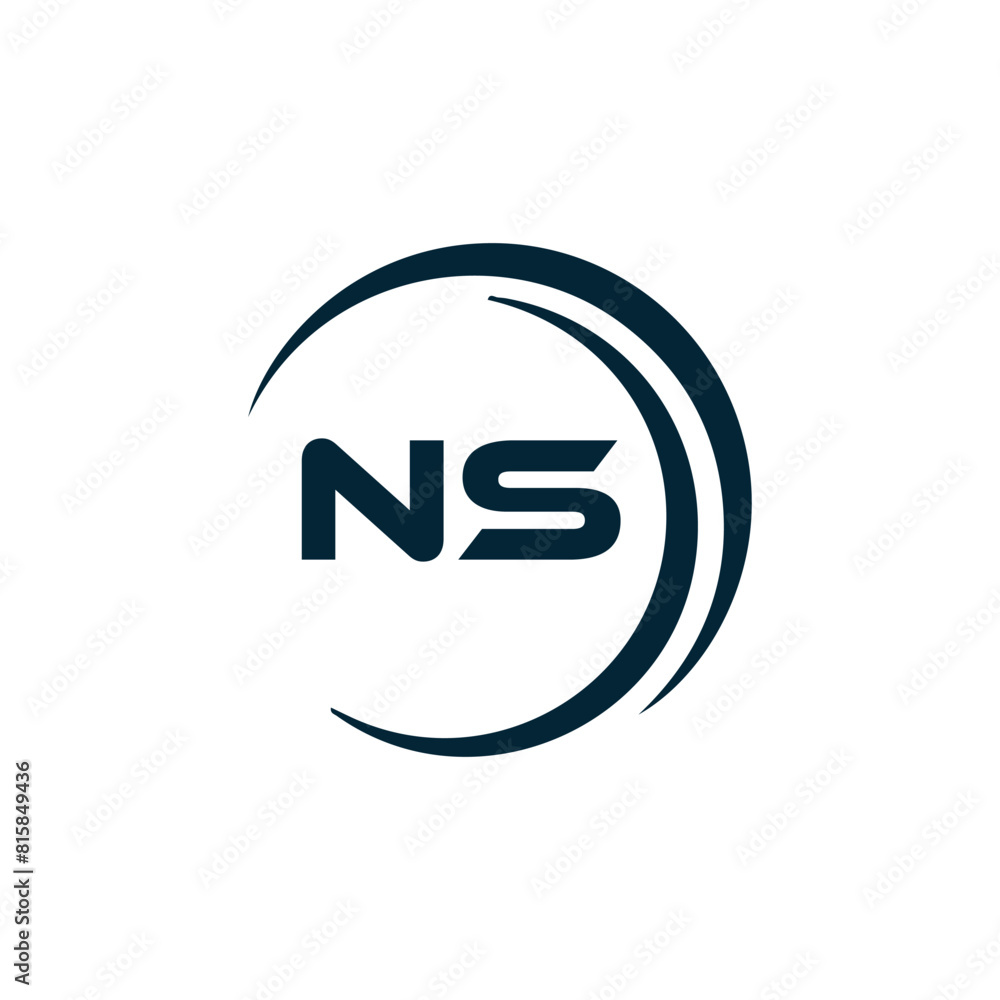 NS Letter Logo Design. Initial letters NS logo icon. Abstract letter NS N S minimal logo design template. N S Letter Design Vector with black Colors. NS logo, NS Letter Logo Design. Initial letters NS logo icon. Abstract letter NS N S minimal logo design template. N S Letter Design Vector with black Colors. NS logo,