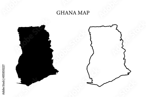 Ghana region map