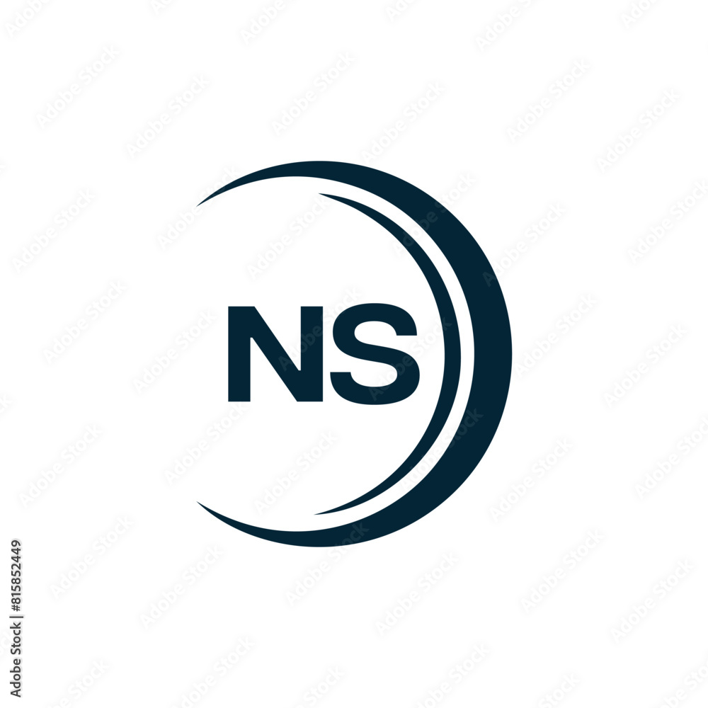 NS Letter Logo Design. Initial letters NS logo icon. Abstract letter NS N S minimal logo design template. N S Letter Design Vector with black Colors. NS logo, NS Letter Logo Design. Initial letters NS logo icon. Abstract letter NS N S minimal logo design template. N S Letter Design Vector with black Colors. NS logo,