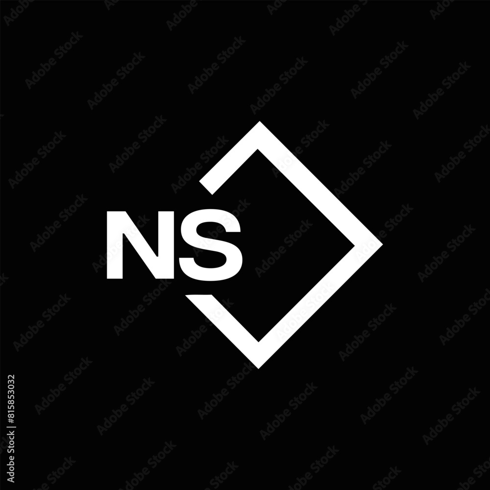 NS Letter Logo Design. Initial letters NS logo icon. Abstract letter NS N S minimal logo design template. N S Letter Design Vector with black Colors. NS logo, NS Letter Logo Design. Initial letters NS logo icon. Abstract letter NS N S minimal logo design template. N S Letter Design Vector with black Colors. NS logo,