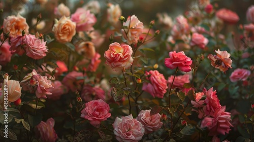 Detailing the roses within the garden © AkuAku