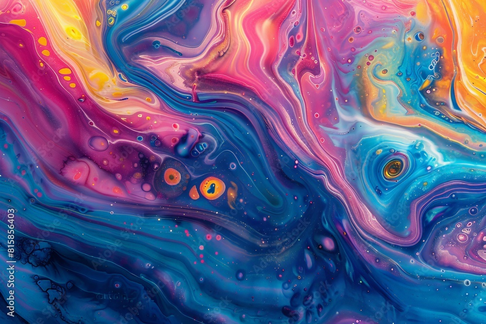 Fluid painting, abstract colorful liquid texture, marble waves acrylic pouring background Fluid painting, abstract colorful liquid texture, marble waves acrylic pouring background