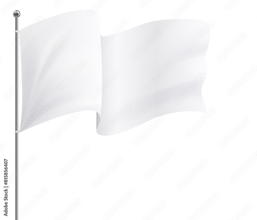 White Waving Flag White Waving Flag
