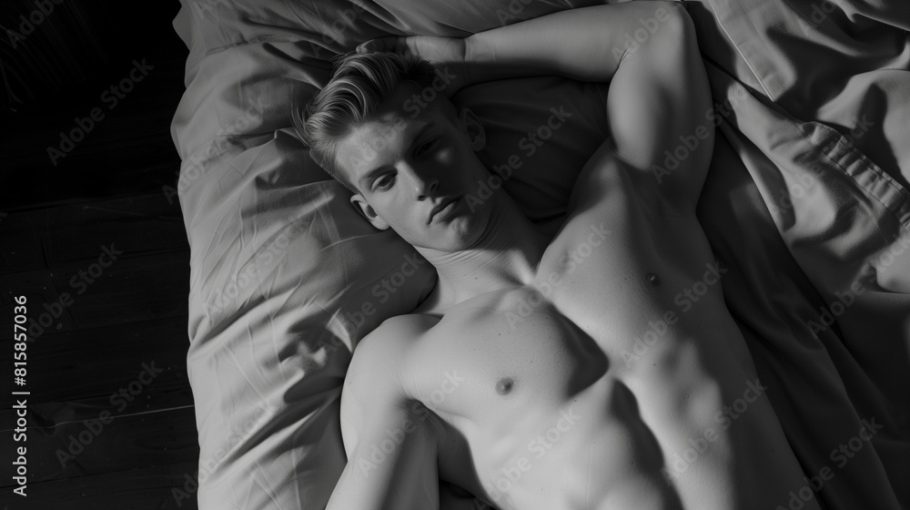 Naklejka premium Athlete Relaxed