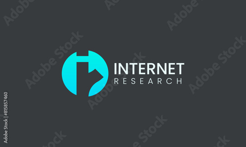 Initial Letter IR logo.	
