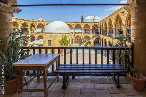 Historical Large Han courtyard Lefkosa Cyprus photo