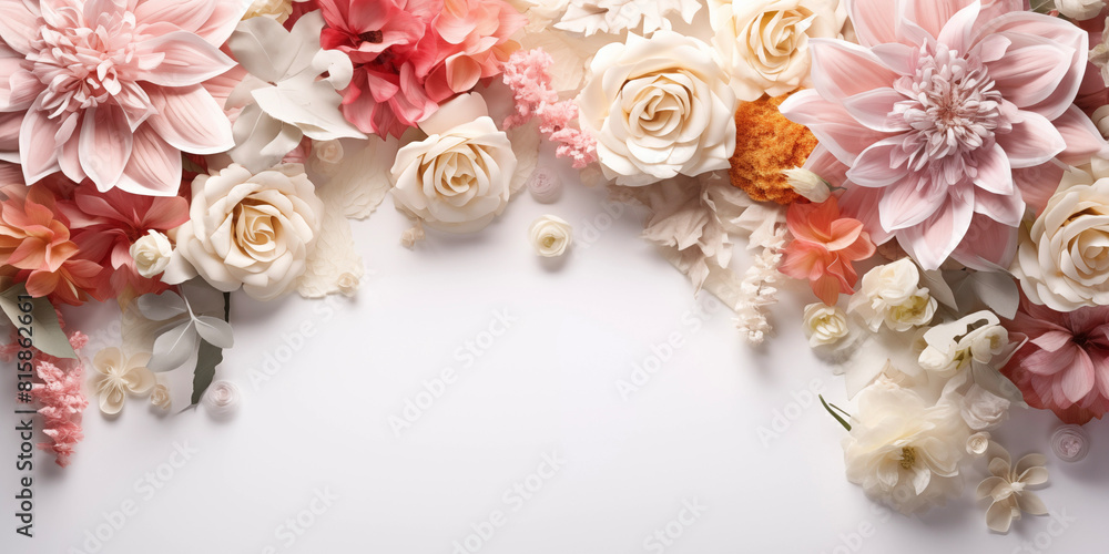Mother's Day card. International Women's Day. Flowers backdrop. Mother's Day card. International Women's Day. Flowers backdrop.