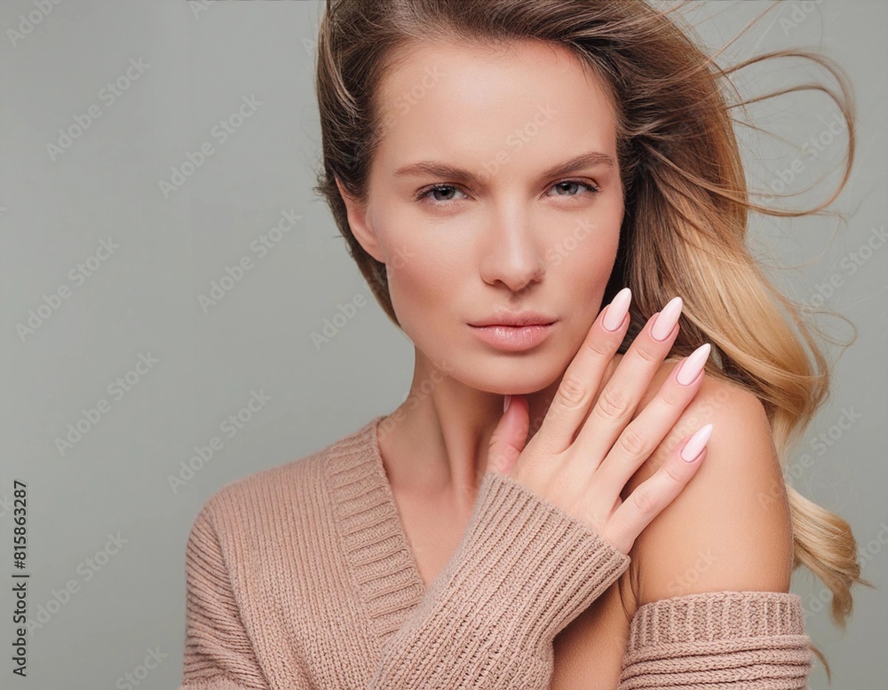 Elegant women with painted fingernails, nail design, women models, hands models Elegant women with painted fingernails, nail design, women models, hands models