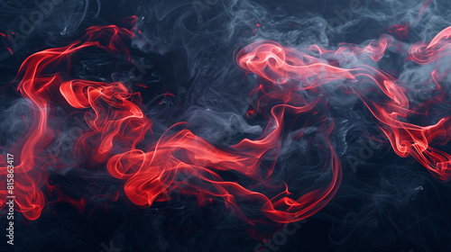 calm abstract smokey backgrounds with red floating wisps, featuring abstract smokey backgrounds