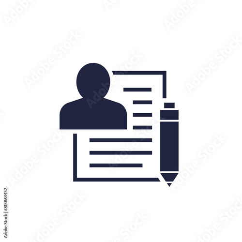 editor icon on white, vector