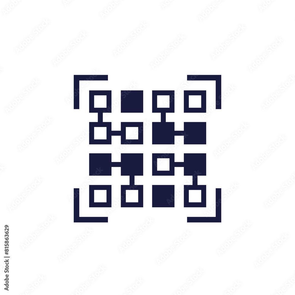 pattern recognition icon, machine learning for data analysis pattern recognition icon, machine learning for data analysis