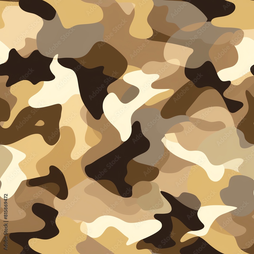 Fototapeta premium abstract camo background, gold and chocolate brown and tan.