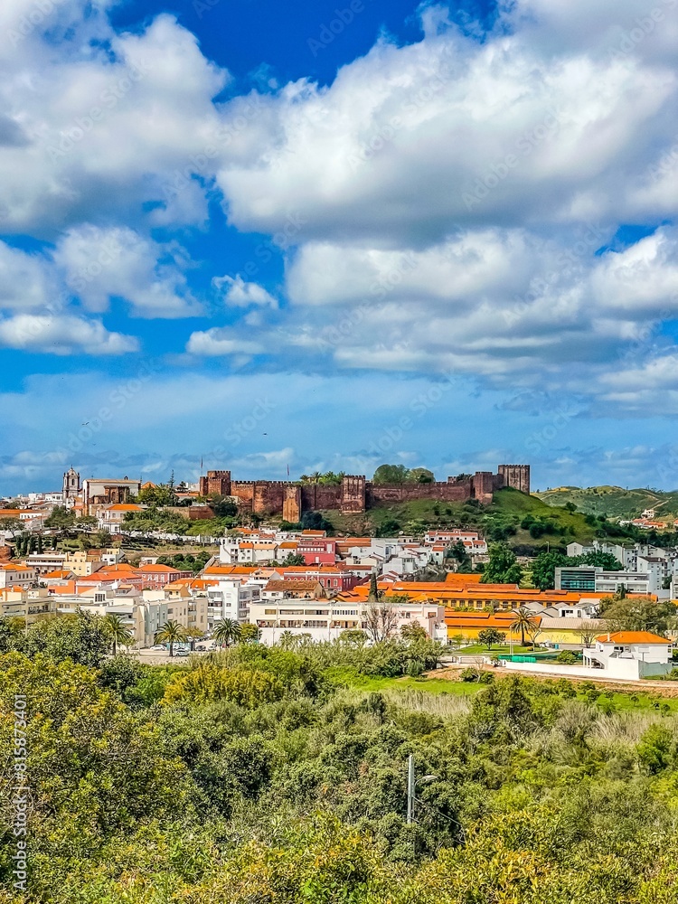 Silves, Silves Castle, fortress, city view, panorama, Castelo de Silves, fortaleza, vista da cidade Silves, Silves Castle, fortress, city view, panorama, Castelo de Silves, fortaleza, vista da cidade