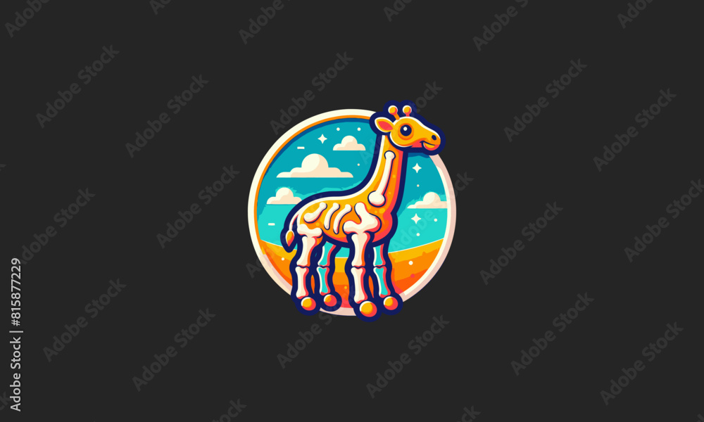 logo design of a giraffe vector logo design logo design of a giraffe vector logo design