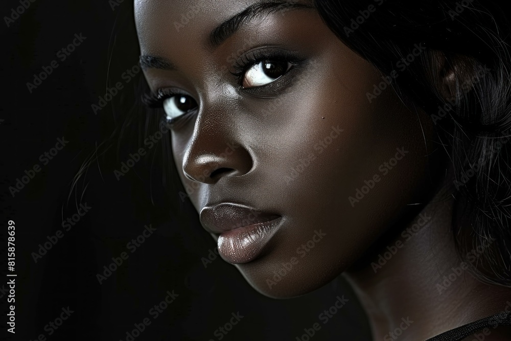 Vibrant Black female. Elegant woman. Generate Ai Vibrant Black female. Elegant woman. Generate Ai