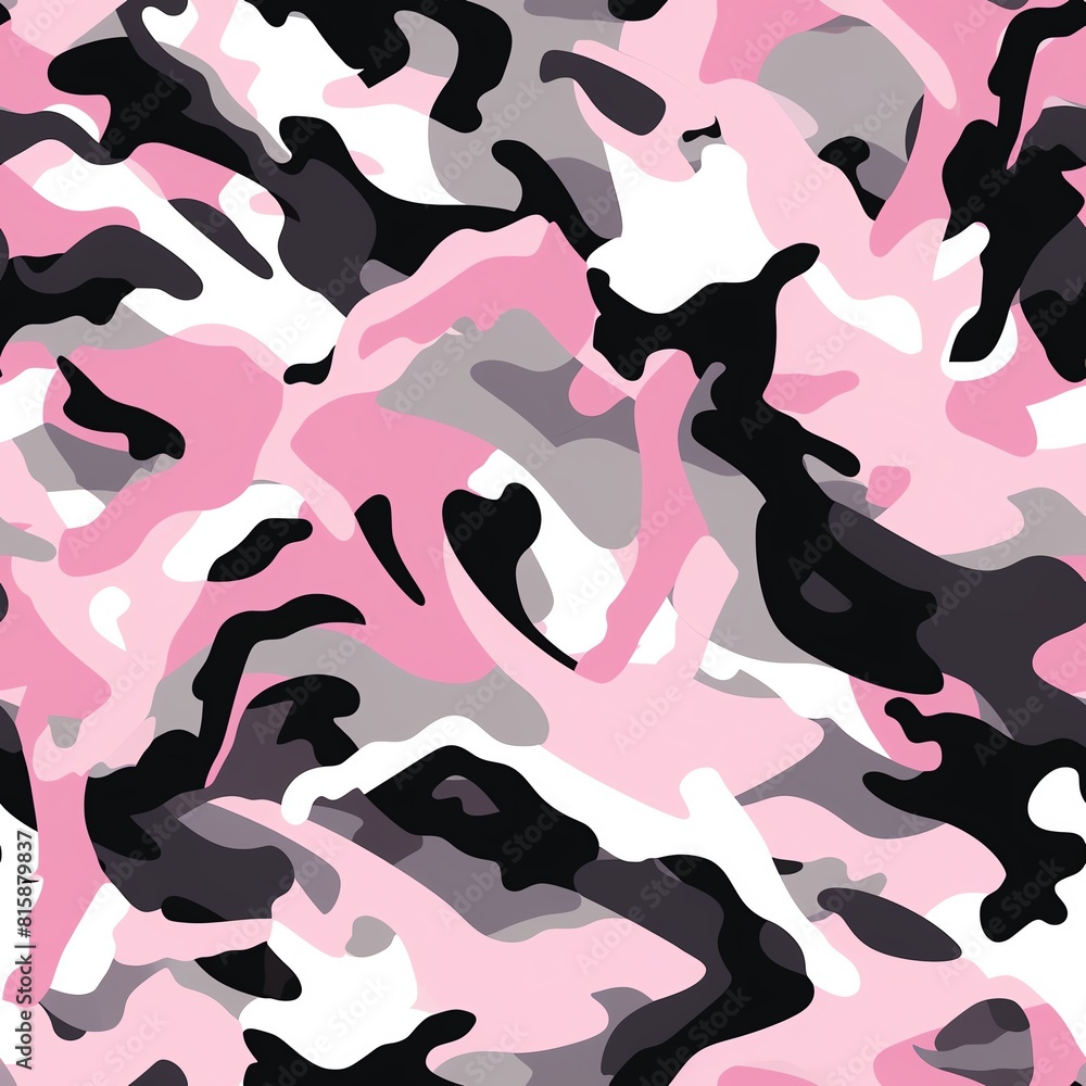 light pink, black and white camo pattern light pink, black and white camo pattern
