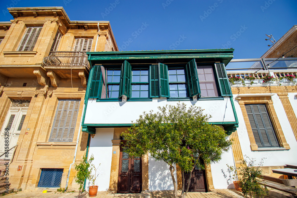 Fototapeta premium Historical buildings in the Lefkosa Cyprus